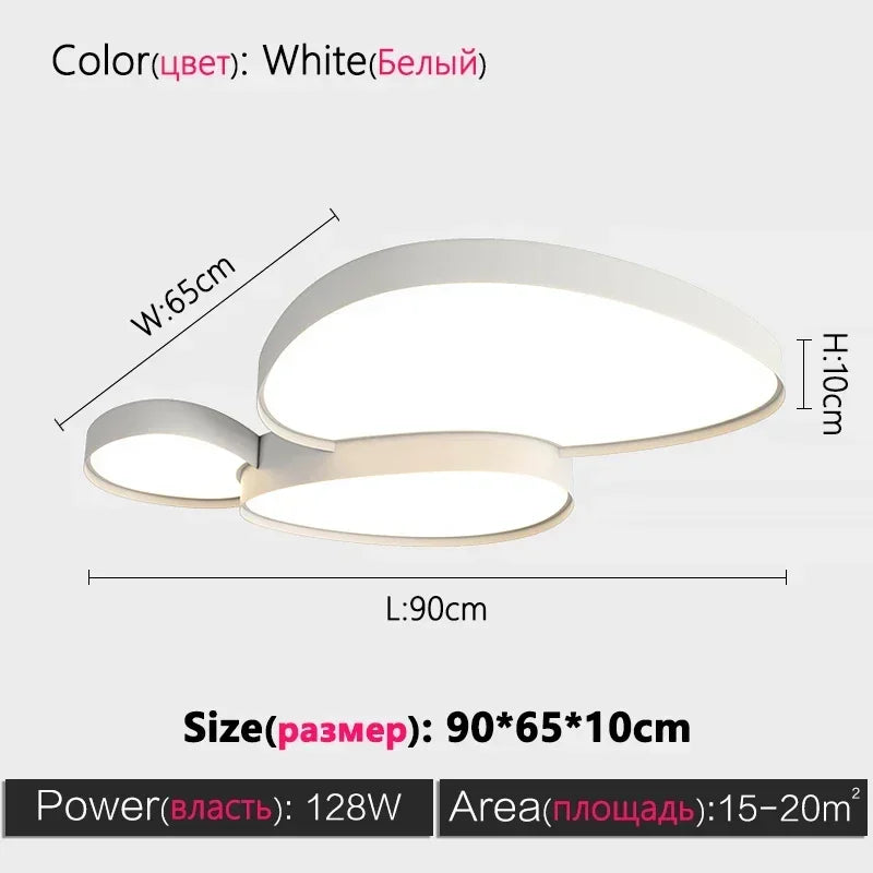 Afralia™ Modern Simplicity LED Ceiling Lamp for Home Décor in Living Room, Kitchen, Bedroom