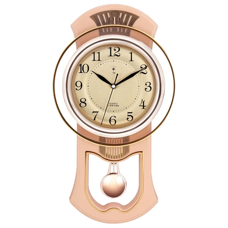 Afralia™ Vintage Silent Wall Clock Shabby Chic Home Decor