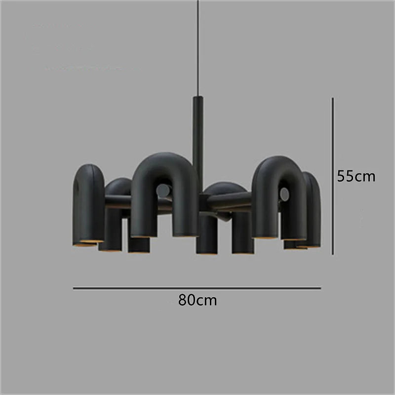 Afralia™ Cirkus Tube Wall Lamp: Minimalist U-shaped Sconce for Bedside Reading & Decor