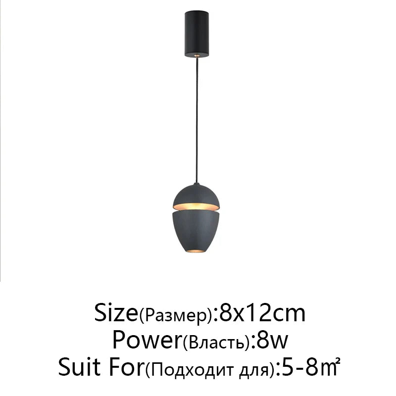 Afralia™ LED Pendant Lights: Modern Circular Ceiling Lamps for Bedside, Restaurant, and Bar counters