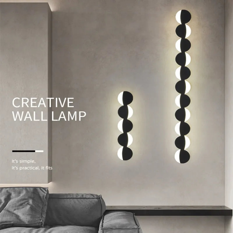 Afralia™ Spherical LED Wall Lamp for Modern Minimalist Bedroom and Living Room Decor