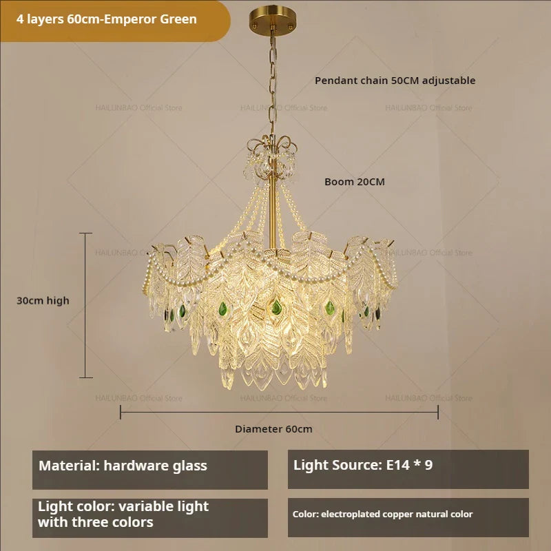 Afralia™ Crystal Chandelier Light: French Modern Luxury for Living Room, Dining Room, Bedroom