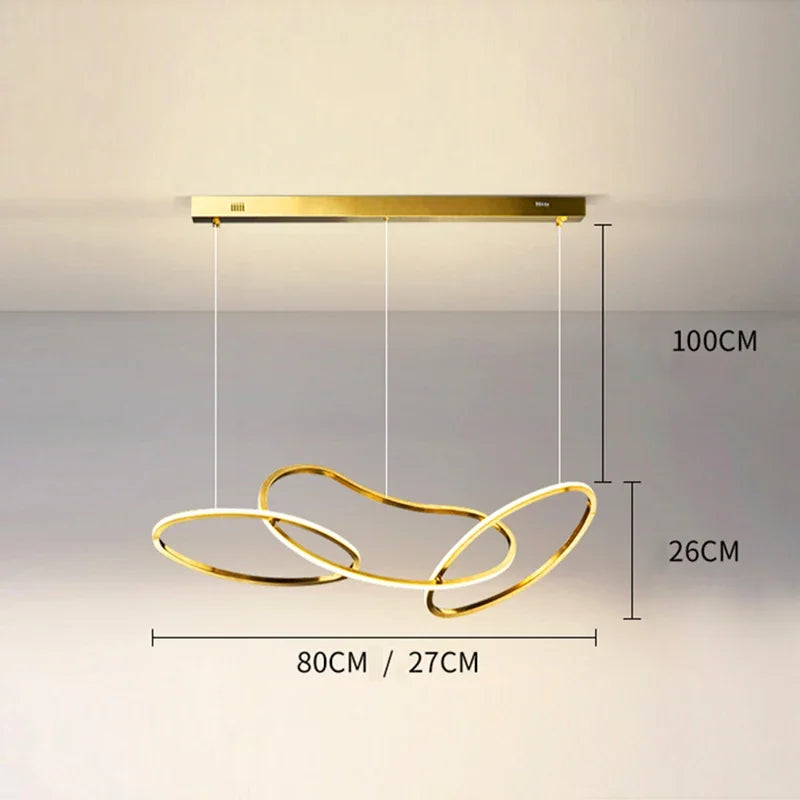 Afralia™ Modern Home Living Room Chandelier Pendant Ceiling Lamps Dining Indoor Lighting