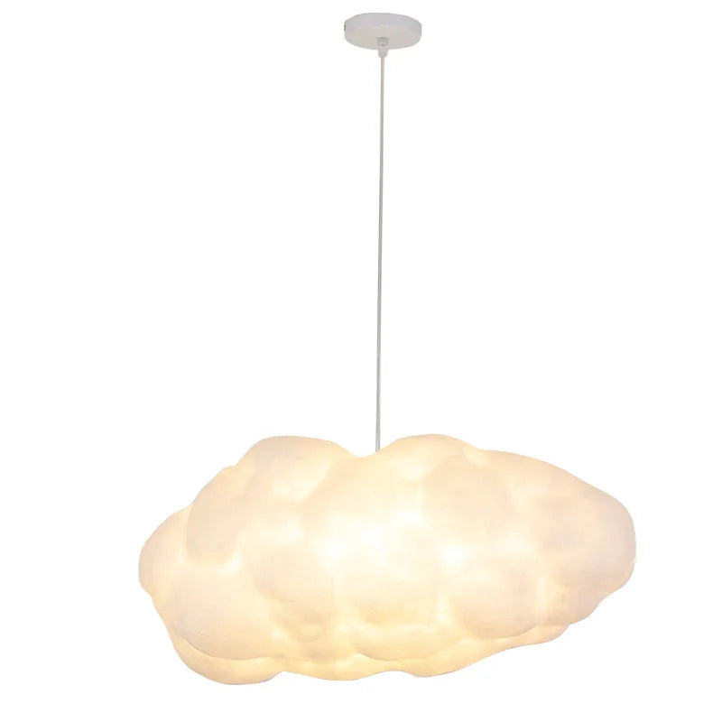 Afralia™ White Cloud LED Pendant Light for Home, Restaurant, Hotel - Nordic Style