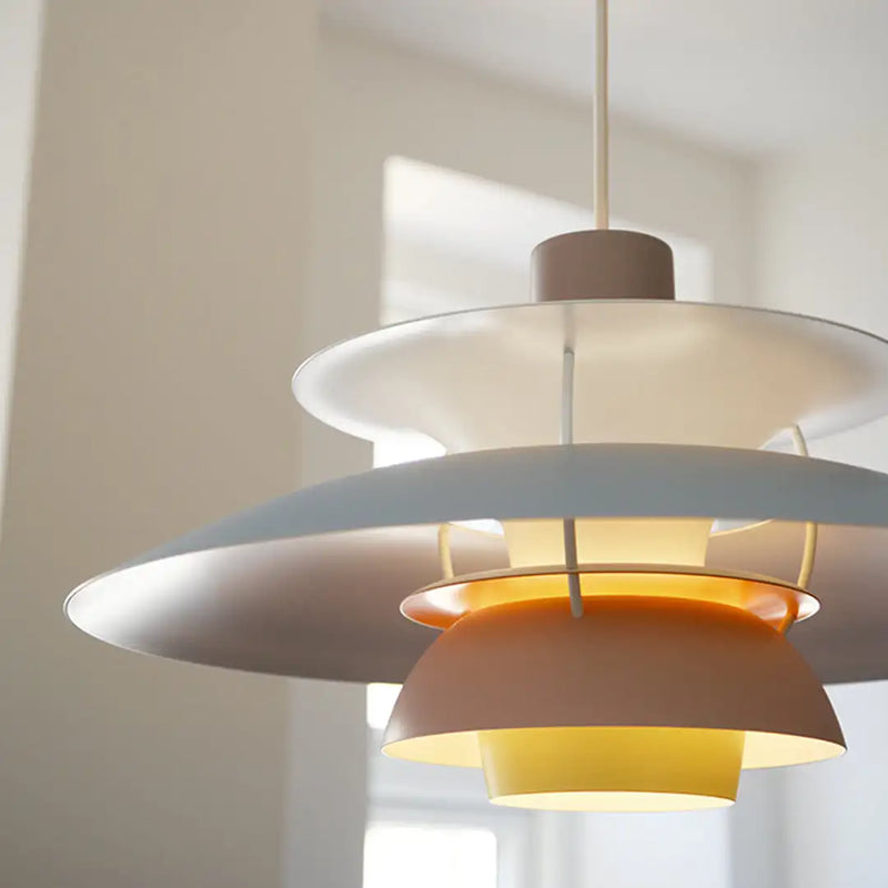 Afralia™ PH Pendant Light: Creative Plate LED Hanging Chandelier