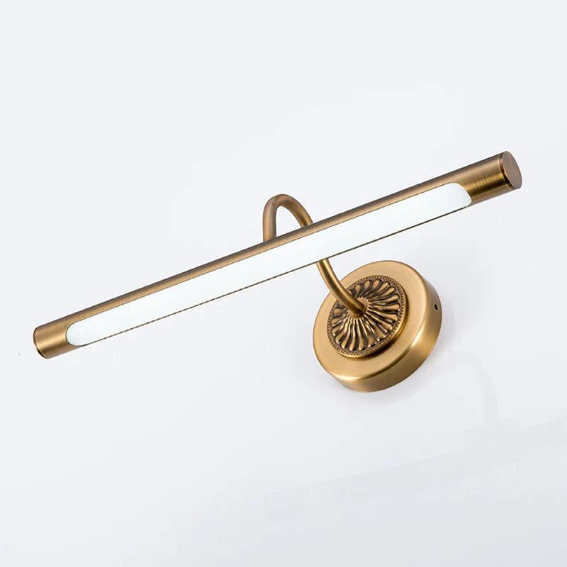 Afralia™ Red Bronze LED Bathroom Light 8W Gold Wall Lamp for Bedroom and Dressing Room