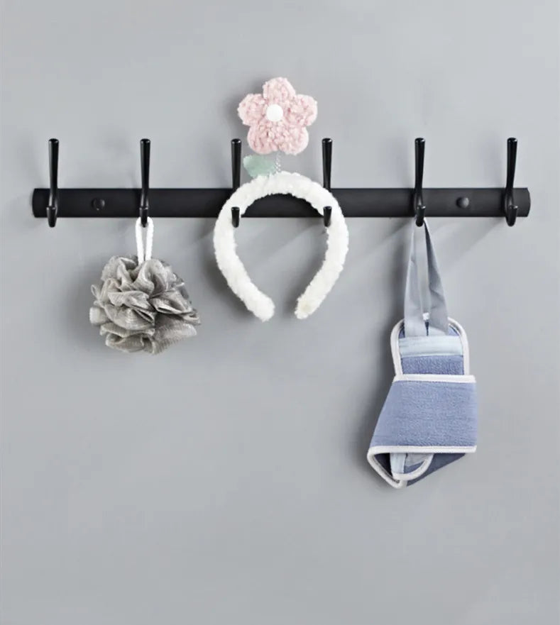 Afralia™ Towel Hanger Hooks Kitchen Bathroom Key Holder Wall Mounted Hardware