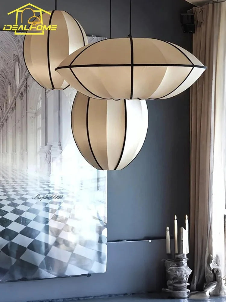 Afralia™ Zen Art Lantern Pendant Light, LED E27, Nordic Style, for Restaurant Bedroom Living Room