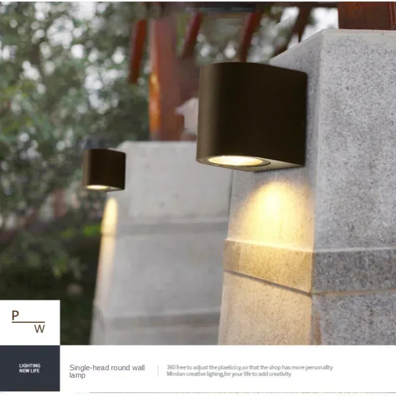 Afralia™ Waterproof Porch Garden Wall Lamp for Indoor & Outdoor Decoration