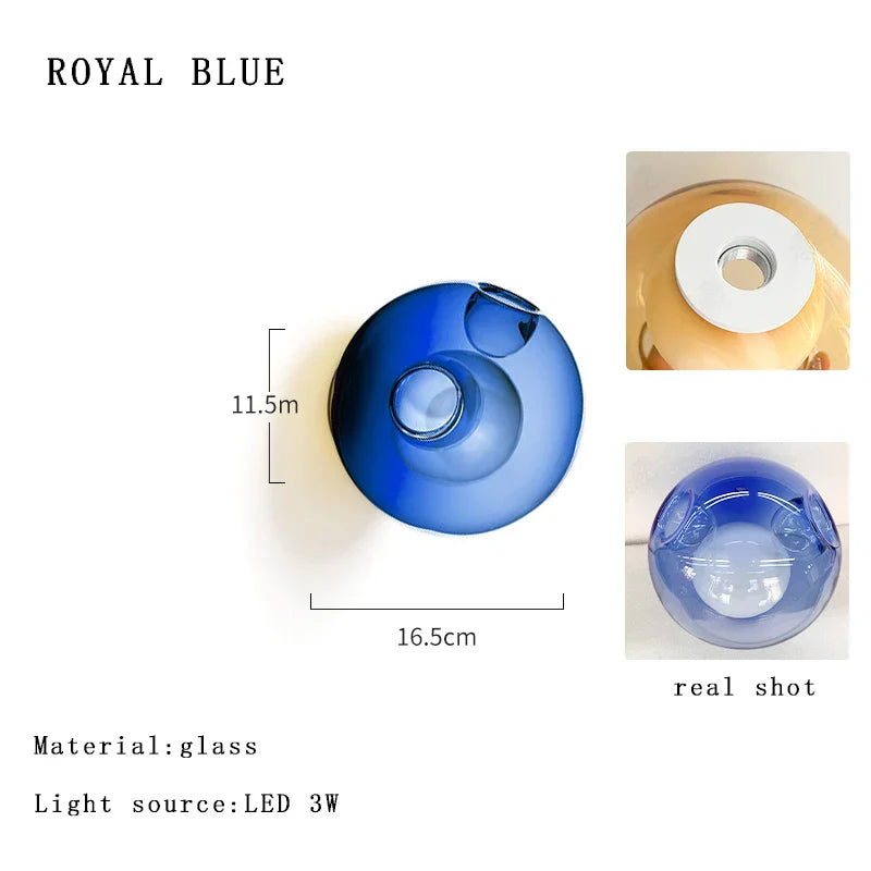 Afralia™ Luxury Glass Ball Wall Lights Home Decor Fashion Lamps
