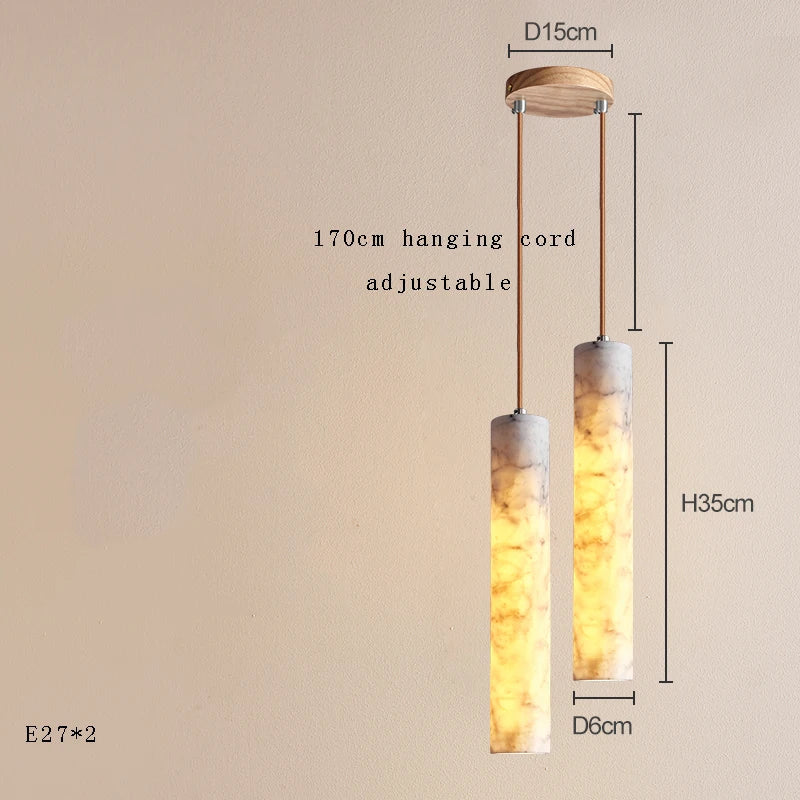 Afralia™ Light Luxury Spanish Lucite Pendant Light for Living Room Ceiling Decor