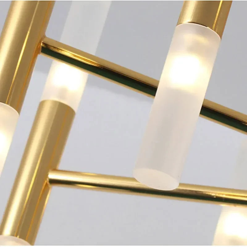 Afralia™ Modern LED Art Pendant Lamp for Kitchen Living Room Loft Bedroom Lighting