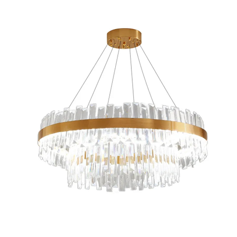 Afralia™ Modern Crystal Chandeliers for Dining Living Room Hotel Hall Decor Lighting