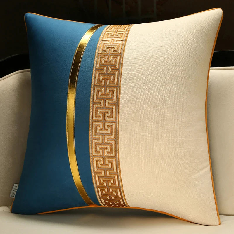 Afralia™ Chinese Style Decorative Pillow Cover for Home, Living Room, Sofa, Bedside