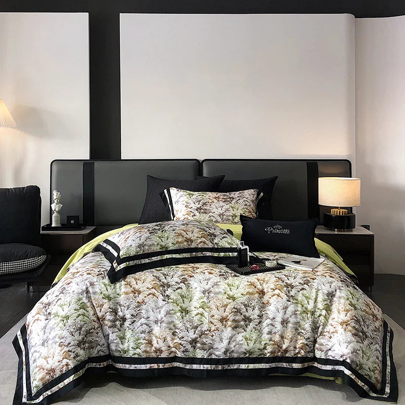 Afralia™ Vintage Flowers Bedding Set