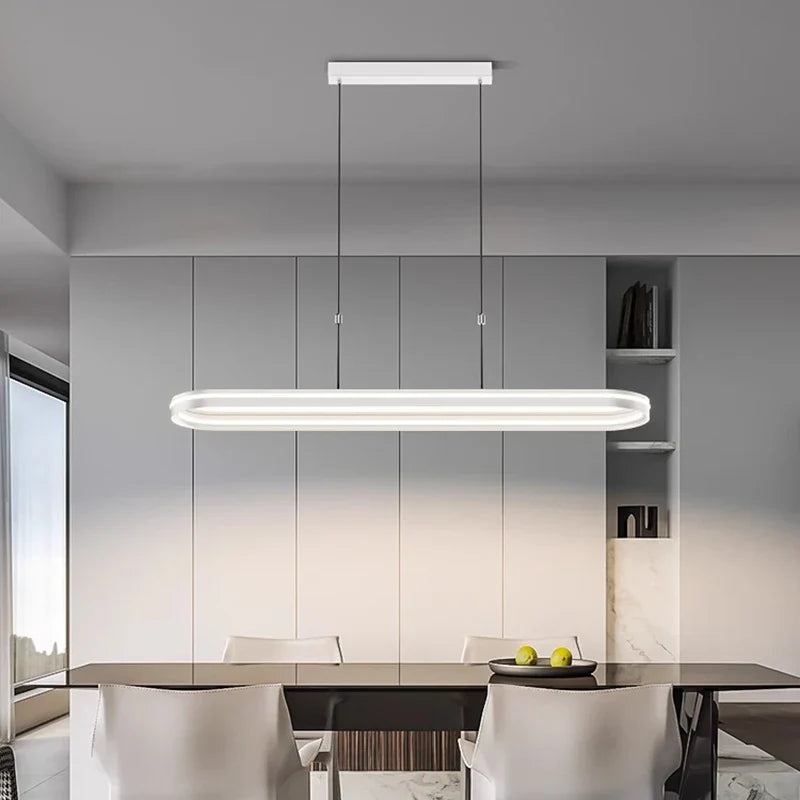 Afralia™ Modern LED Pendant Chandeliers for Living and Dining Room Decor