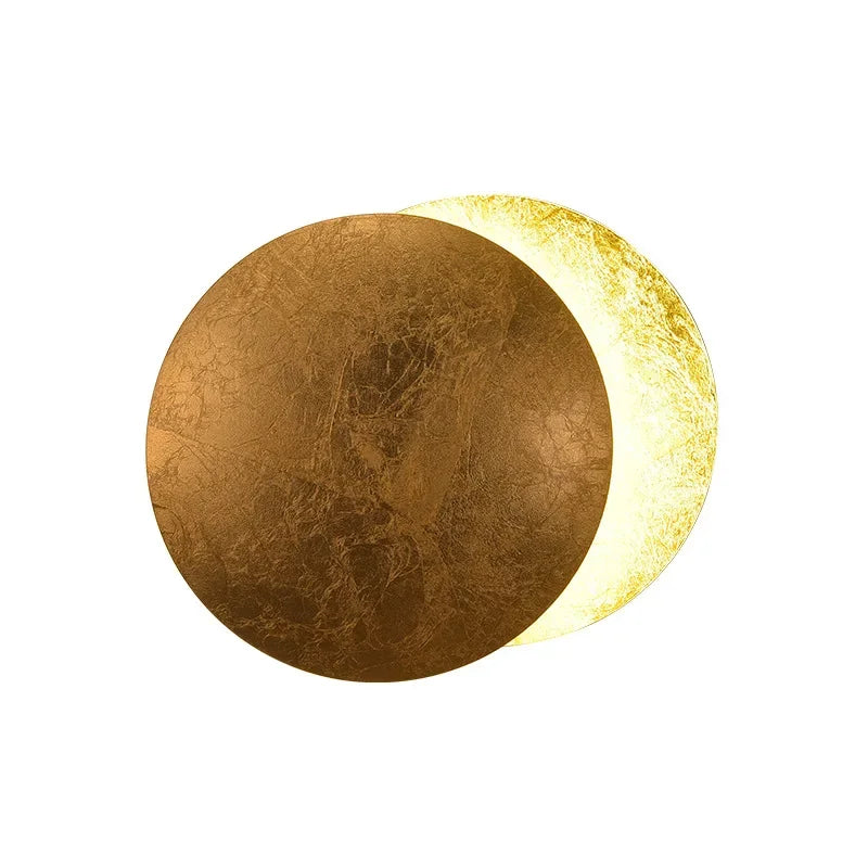 Afralia™ Modern Moon Eclipse LED Wall Lamps for Living Room Bedroom Decoration