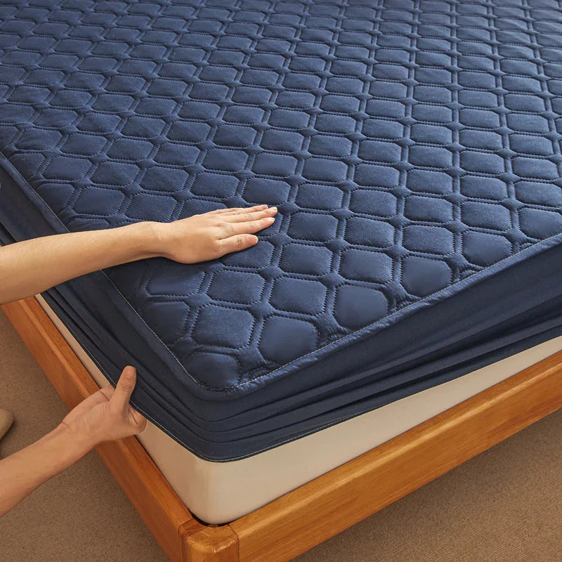 Afralia™ Waterproof Fitted Sheet for Twin Full Queen King Size Mattress