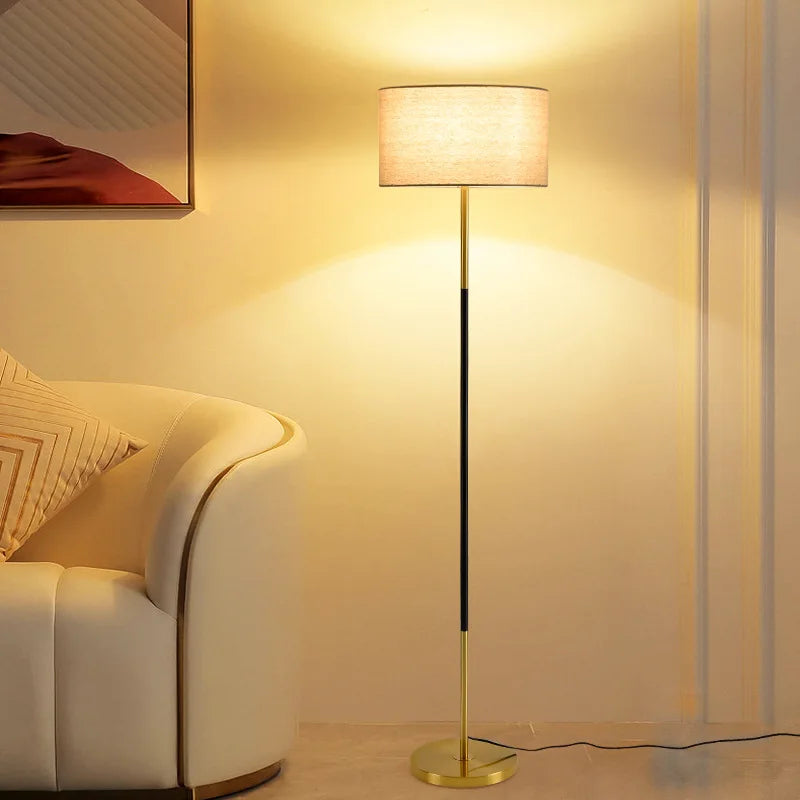 Afralia™ LED Vertical Floor Lamp for Modern Living Room & Bedroom Atmosphere Lighting