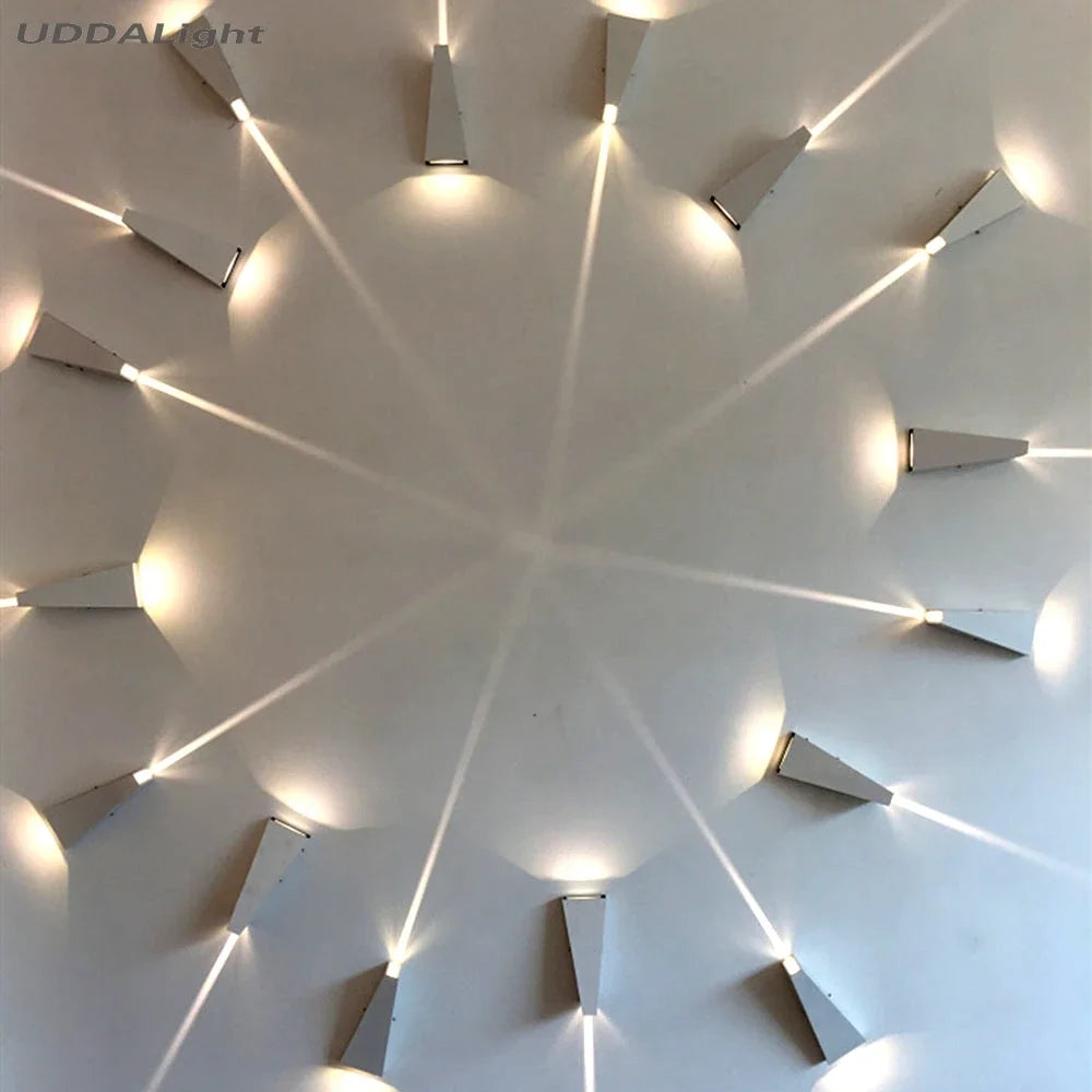 Afralia™ Space Wheel Waterproof Sconce Outdoor Home Decor Lights - 12W Brightness