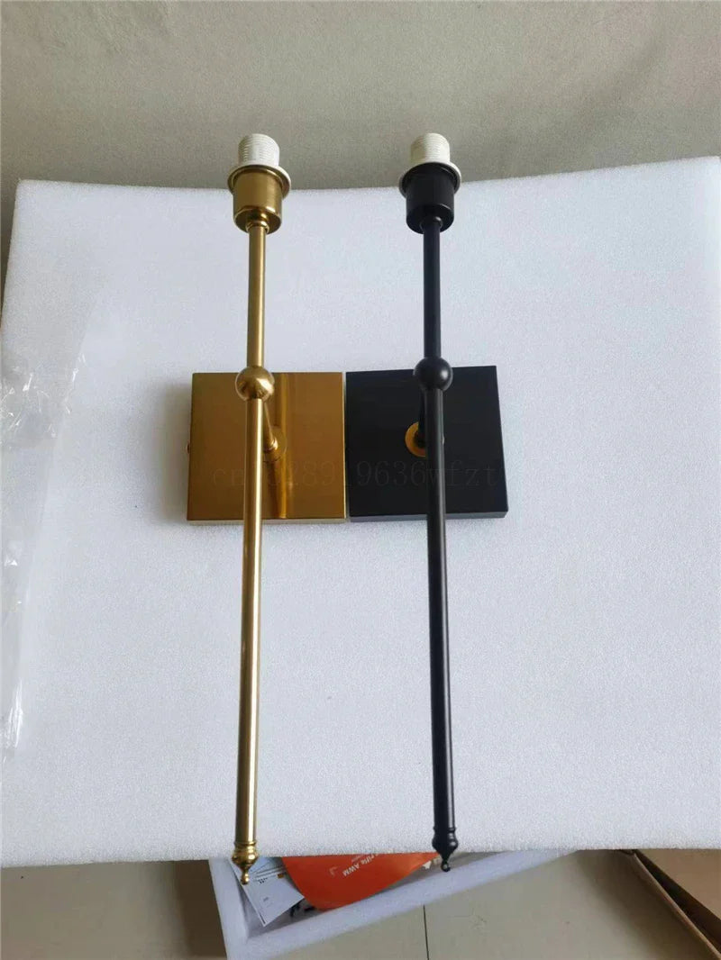 Afralia™ Nordic Minimalist Metal Wall Sconce for Hotel and Home Decor