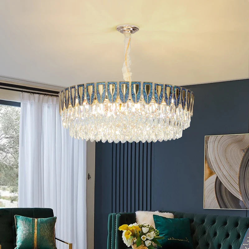 Afralia™ Crystal Chandelier: Modern Luxury Lighting for Home, Hotel, Restaurant
