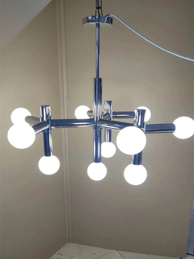 Afralia™ Modern Glass Ball Chandelier Pendant Light for Home Decor