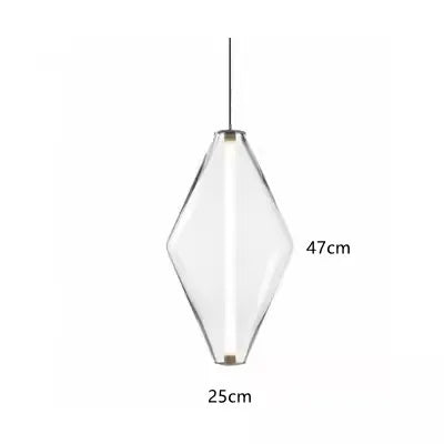 Afralia™ Nordic Glass Pendant Lights for Bedroom Dining Room Chandelier Lighting