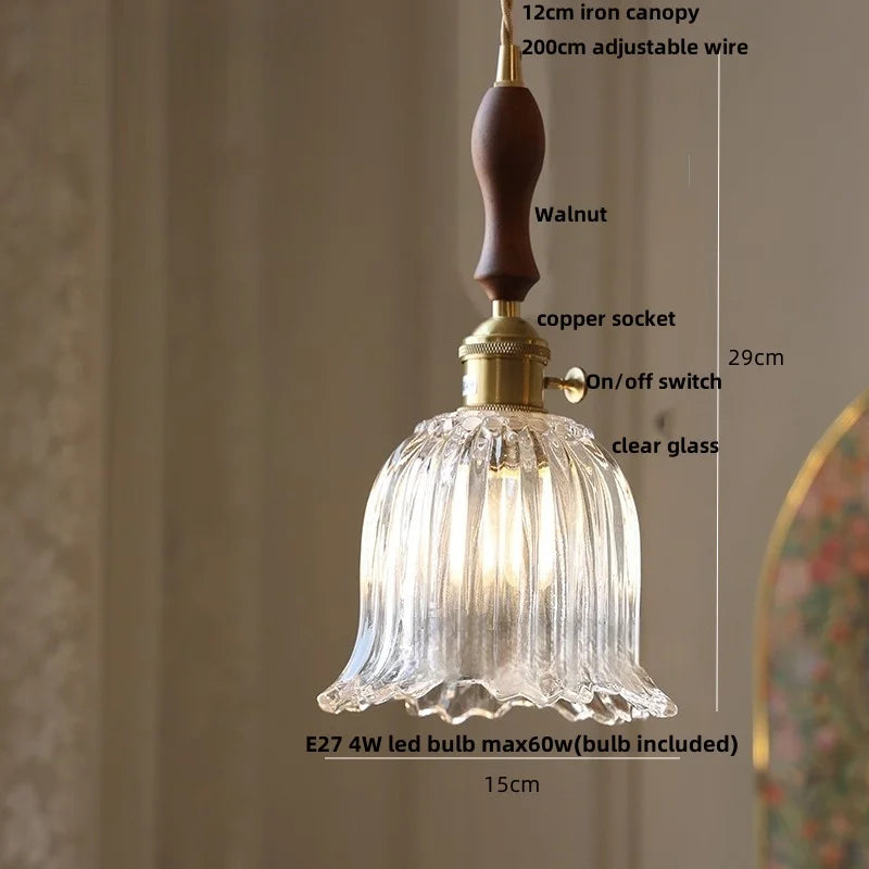 Afralia™ Cube Amber Glass LED Pendant Lamp | Modern Hanging Light Fixtures