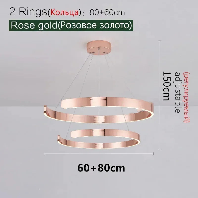 Afralia™ Modern LED Pendant Lights for Home Decor and Lighting Fixtures