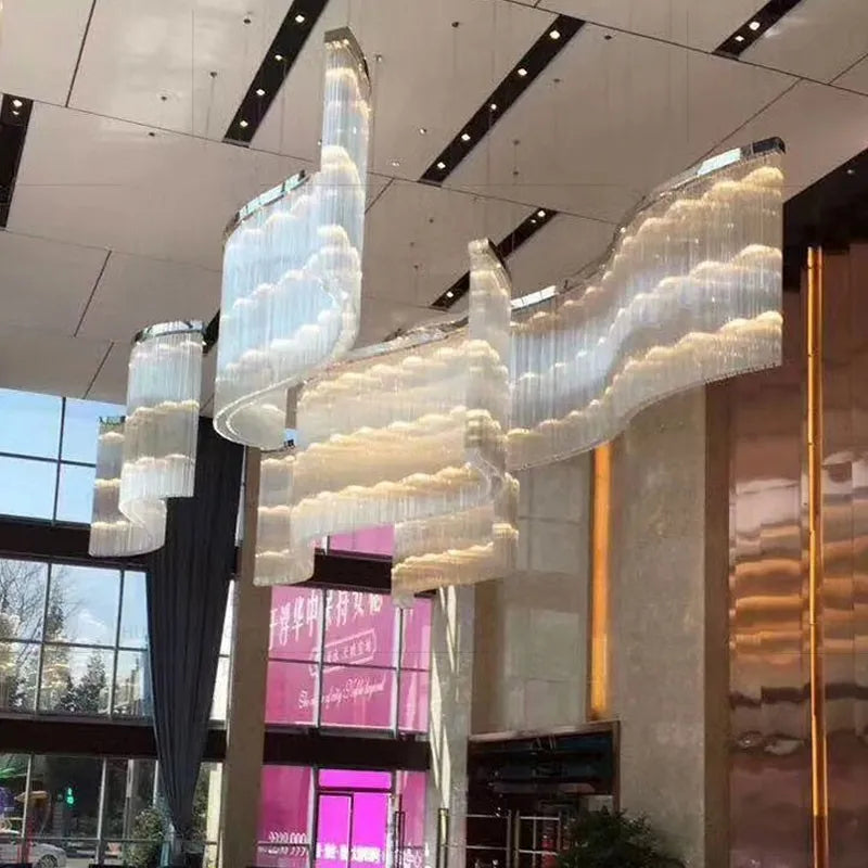 Afralia™ Nordic Crystal Chandelier for Dining Room, Home Decor, Bar, Cafe, & Hotel Lobby