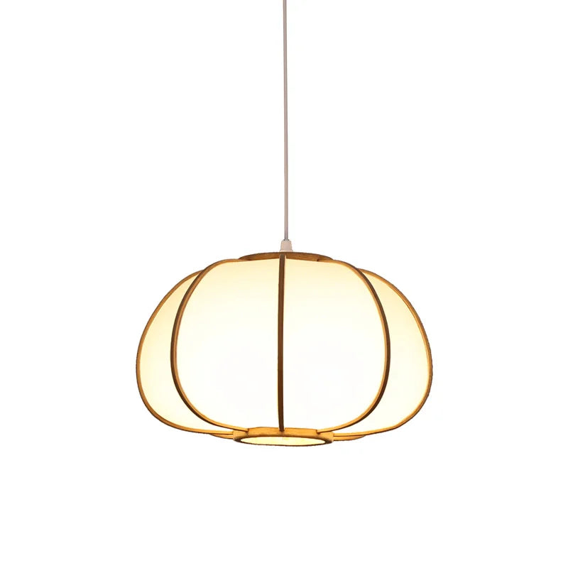 Afralia™ Bamboo Pendant Lamp: Japanese Zen Tea Room Hanging Light for Home Decor