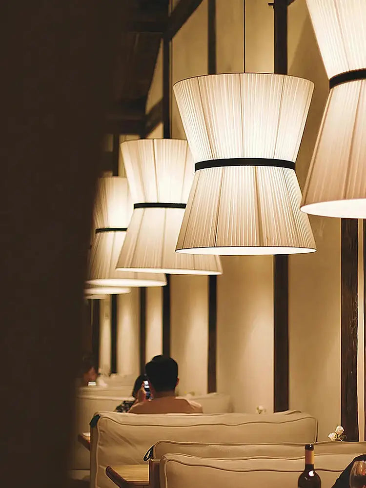 Afralia™ Wabi Sabi Cloth Ceiling Chandelier for Home Decor, Japan Room, Restaurant, and Shop