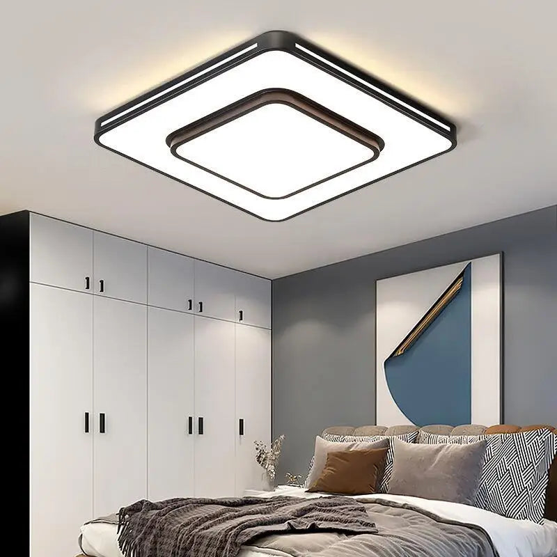 Afralia™ Modern LED Ceiling Chandelier for Dining Room & Living Room