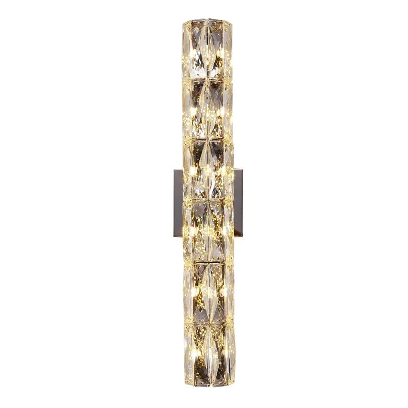Afralia™ Crystal High-End Wall Lamp for Luxury Living Room, Bedroom, Villa Lighting