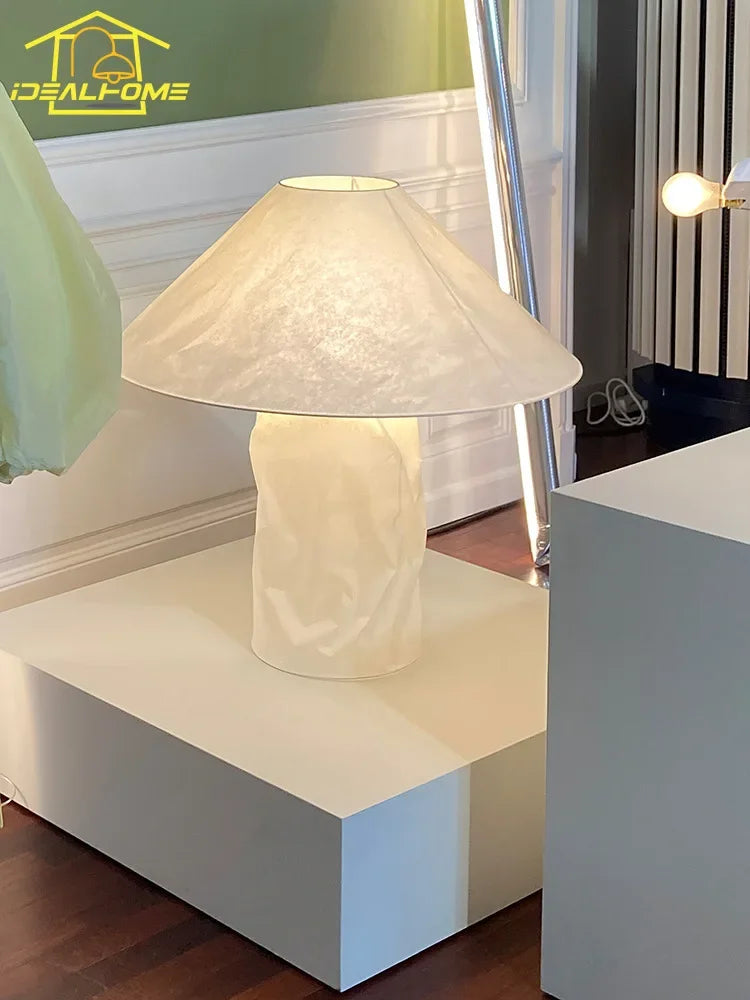 Afralia™ Minimalist LED Tyvek Floor Lamp for Bedroom & Living Room