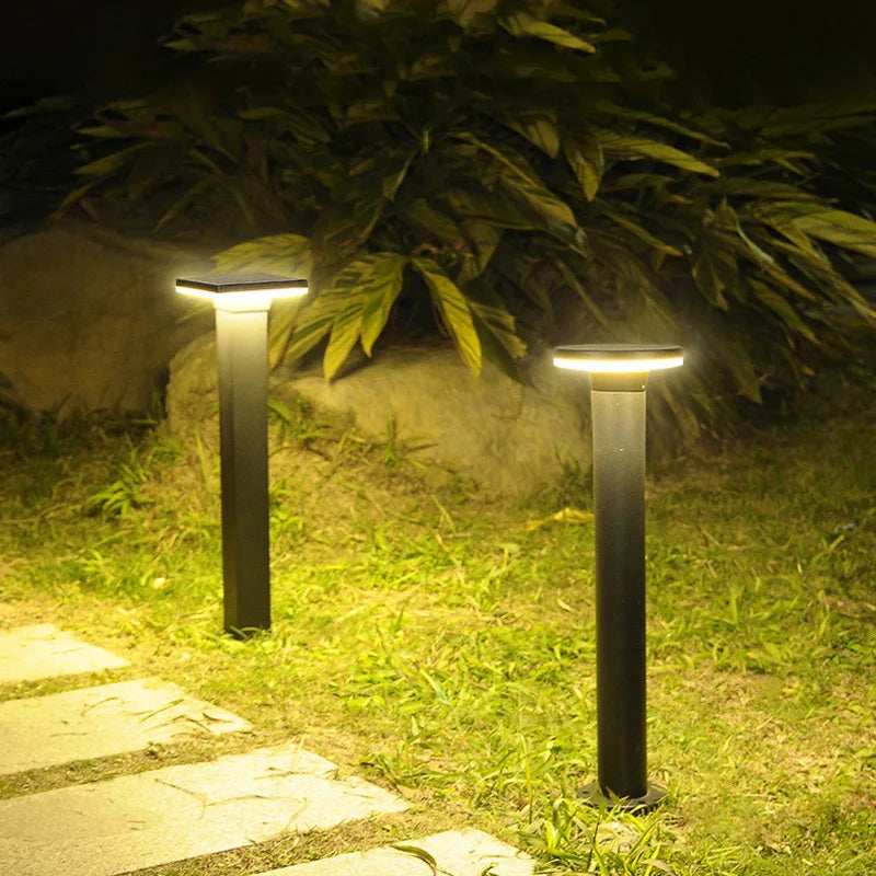 Afralia™ Outdoor LED Garden Bollards - Waterproof Aluminum Landscape Lighting for Courtyards and Pathways