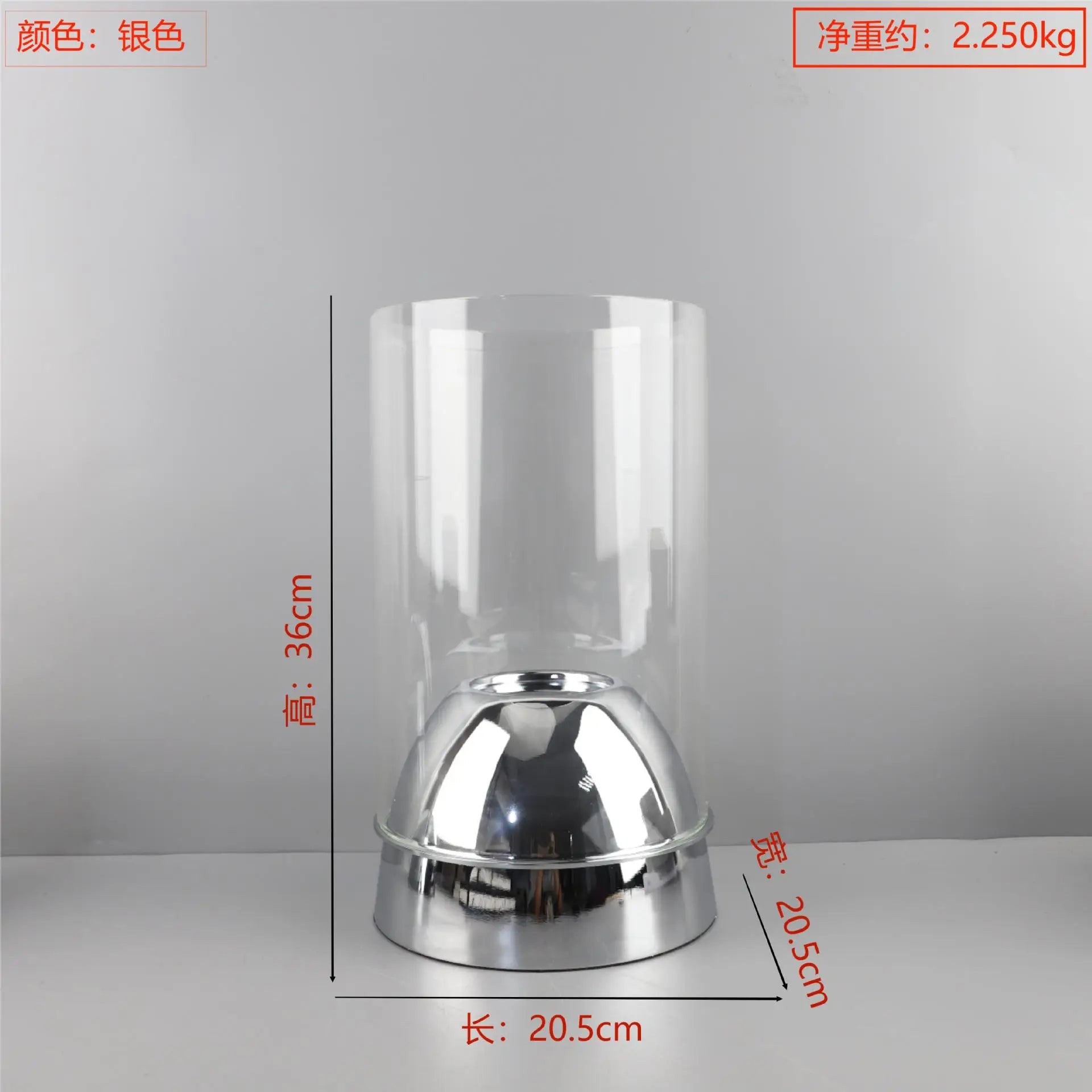 Afralia™ Glass Metal Candle Holder, Desktop Decor, Wedding Centerpiece