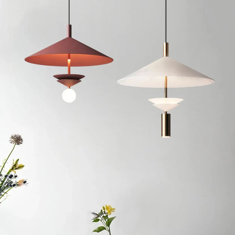 Nordic UFO Pendant Lamp for Dining Table Bar Living Room by Afralia™