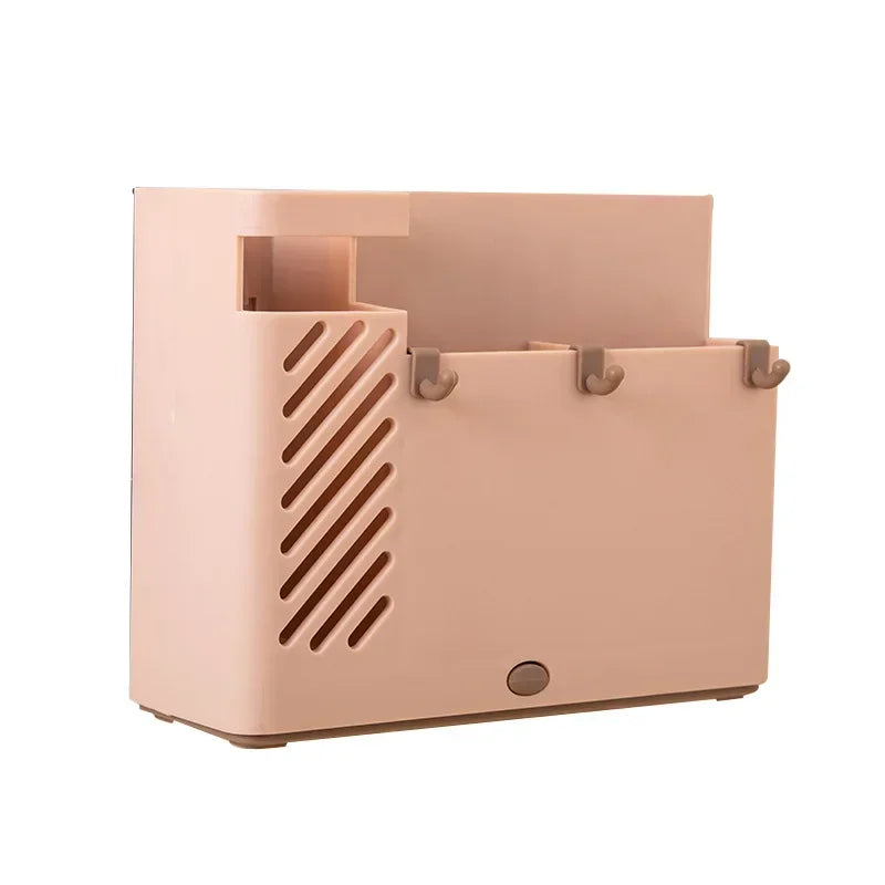 Afralia™ Wall-Mounted Kitchen Utensils Storage Organizer - Holds Forks, Knives, Spoons