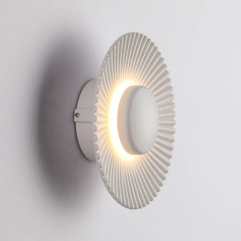 Afralia™ Modern Metal LED Wall Lamps for Hotel Restaurant Bedroom Corridor Decoration