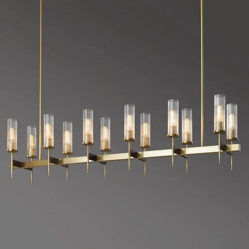 Afralia™ Modern LED Ceiling Chandelier Pendant Light for Home Dining Decor