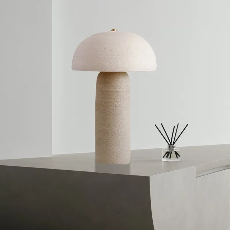 Afralia™ Ceramicah Tera Lamp: Minimalist Nordic Retro Design for Living Room, Bedroom, and More