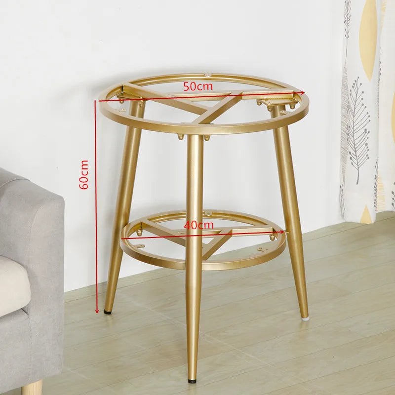 Afralia™ Metal Tea Table Leg Sofa Support Frame for Dining & Balcony Furniture