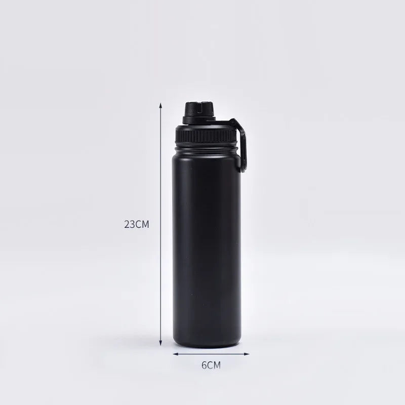 Afralia™ 750ml Stainless Steel Insulated Sports Water Bottle Vacuum Thermos