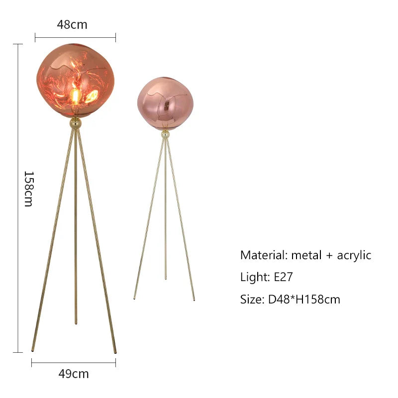 Afralia™ Nordic Style LED Lava Floor Lamp for Living Room Bedroom Decor