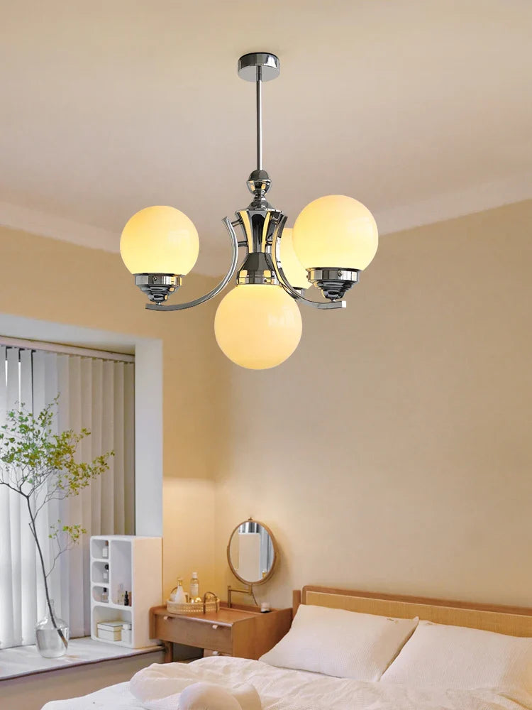 Afralia™ Glass Ball Chandelier for Modern Room Decor