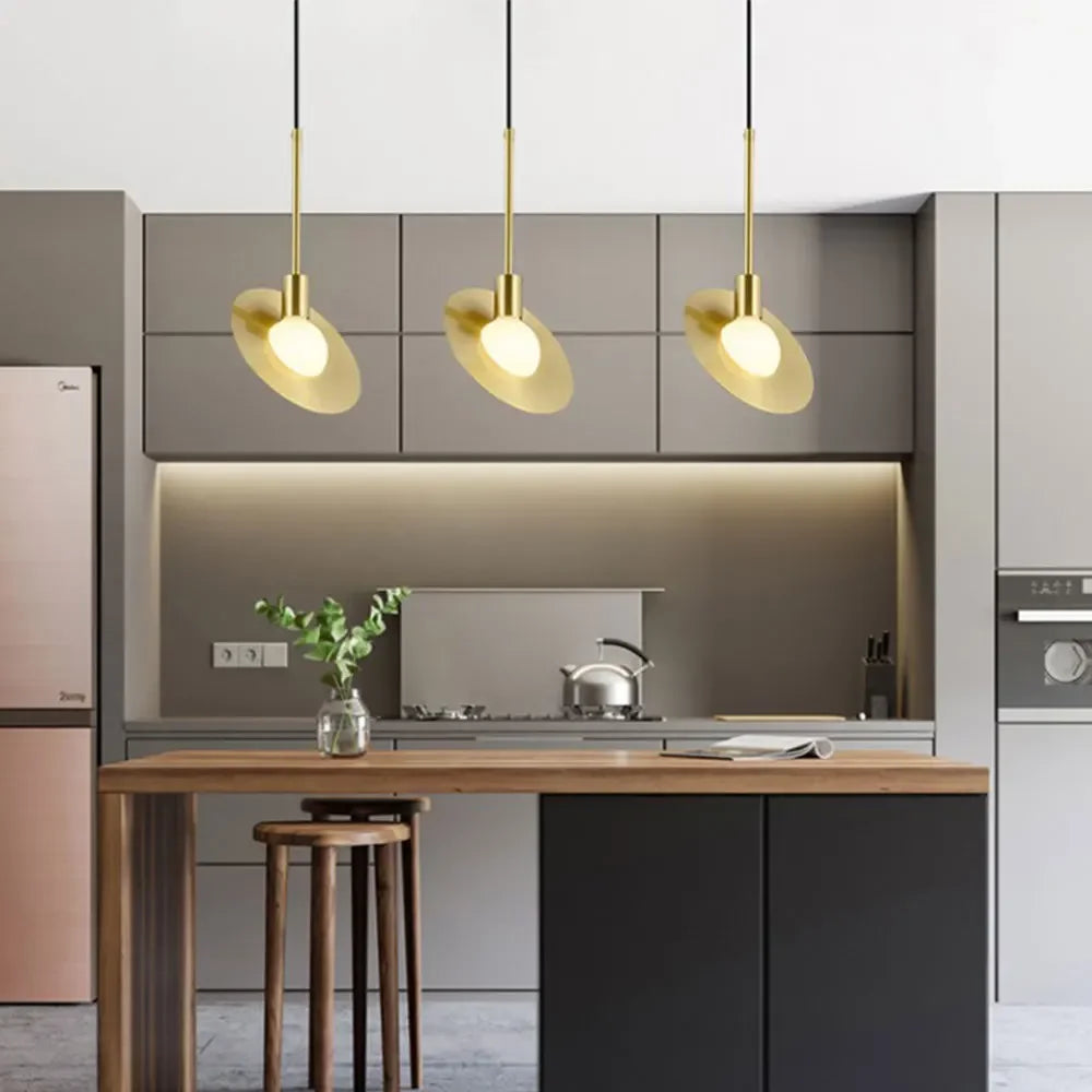 Afralia™ Glass Ball LED Pendant Light: Modern Moon Design for Stylish Home Decor