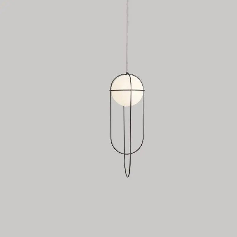 Afralia™ Minimalist Pendant Light & Artistic Sofa Set for Unique Restaurant Ambiance