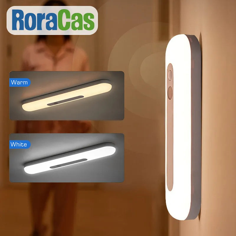 Afralia™ LED Motion Sensor Light Nightlight - Rechargeable Wireless Magnet Lamp